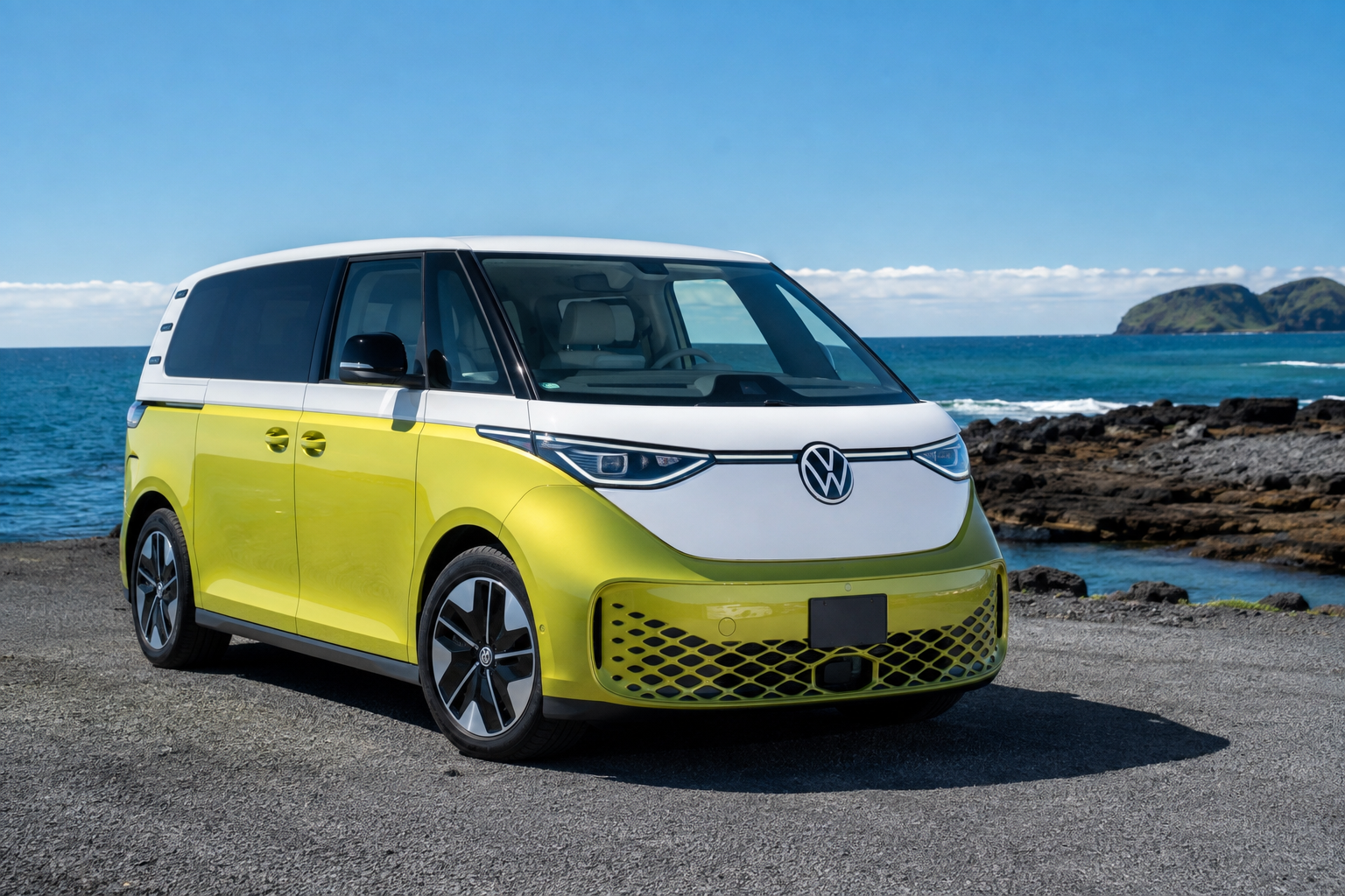 フォルクスワーゲンID Buzz電気自動車ミニバンのイメージ画像