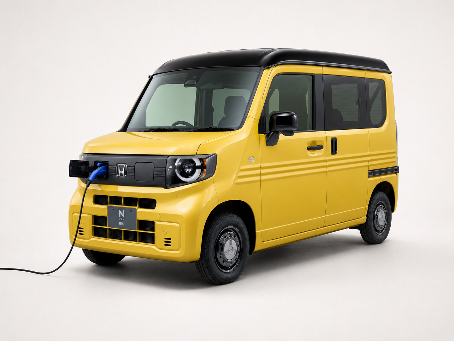 ホンダN-VAN e軽商用電気自動車を充電するイメージ画像